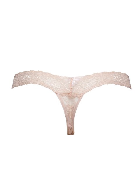 Nude Lace Thong