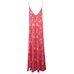 Gaia Red Tropical Dress