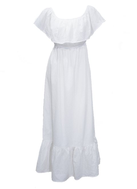 Nafsika White Maxi Dress