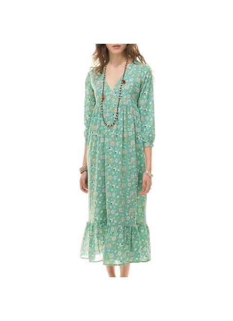 Zen Ethic Colette Green Dress