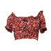Amaira Red Leopard Top