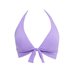 Amanda Purple Moulded Bunny Tie Triangle Top