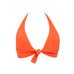 Amanda Spicy Orange Moulded Triangle Bunny Tie Top