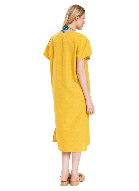 Eva Midi Dress Yellow